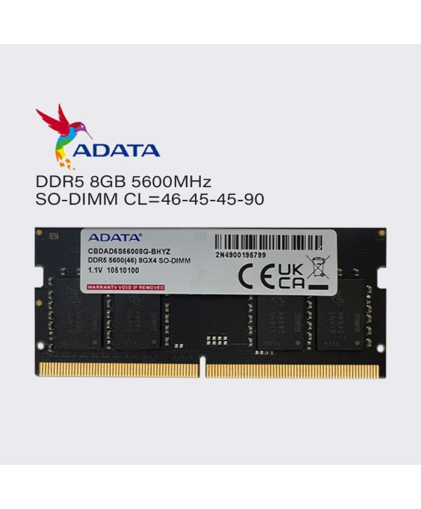 Memória Ram Adata 8GB DDR5 5600MHZ