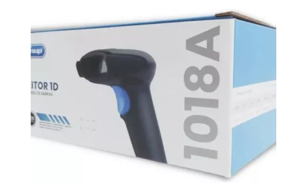 Leitor de Codigo de Barras Sem Fio KP-1018A