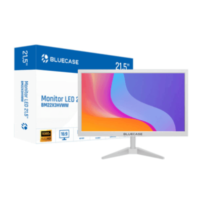 Monitor 21,5 Branco BM22X3HVWW Bluecase FHD, HDMI, VGA