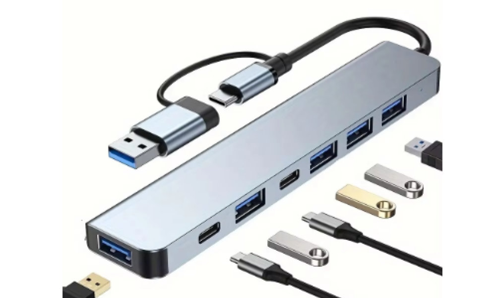 HUB USB Tipo C/USB 3.0 7 em 1 Vienon 