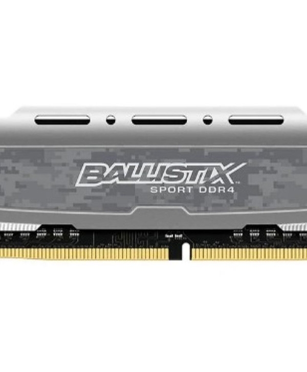 Memória RAM Crucial Ballistix Sport LT, 8GB, 2666MHz, DDR4, Cinza - BLS8G4D26BFSBK