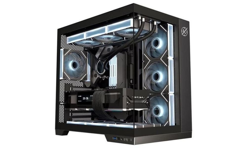 Gabinete Gamer Kalkan Asgard Preto Aquário