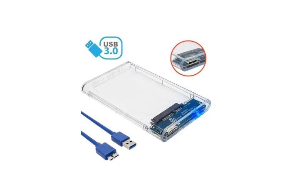 Case Externo para HD 2,5 Sata USB 3.0 LEY-2294 - Lehmox