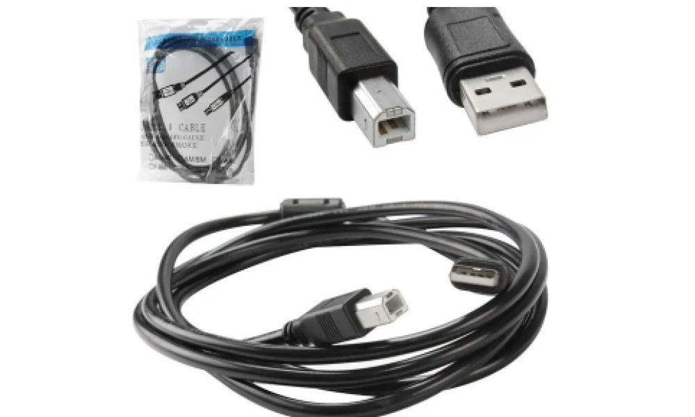 Cabo De Impressora Com Filtro USB 2.0 2 Metros Preto CB-IMP-2M GENERICO