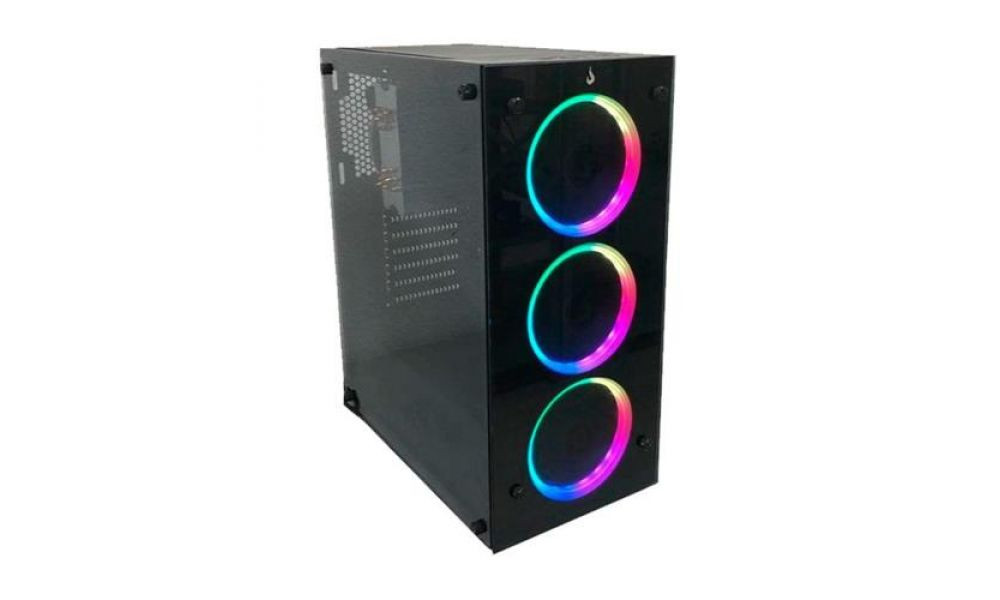 Gabinete Glass 06 Black Sem Fans RM-CA-06-FB Risemode