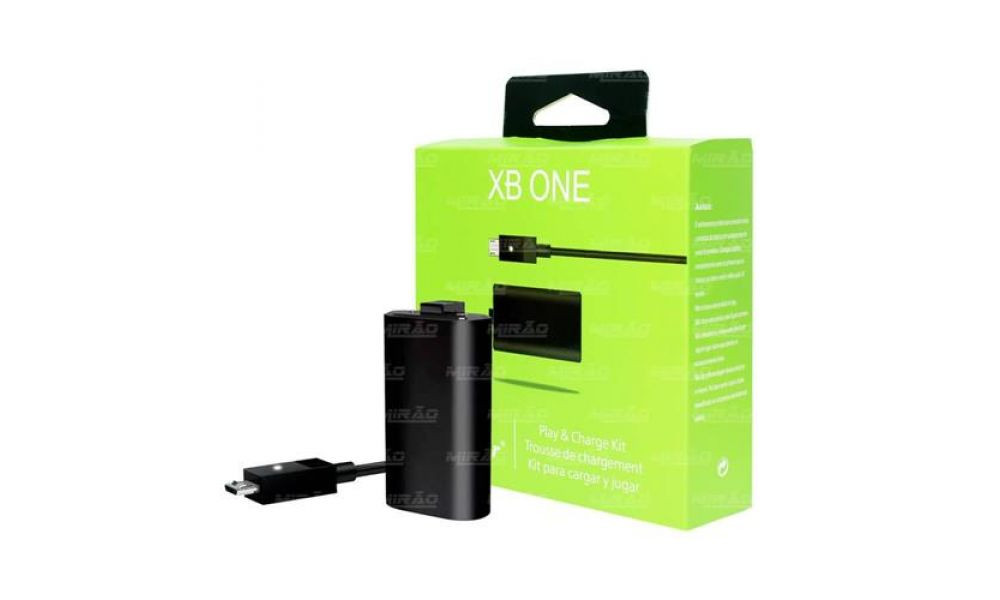 Bateria Carregador XBOX One cabo regarregável p/ controle - FR3020-A