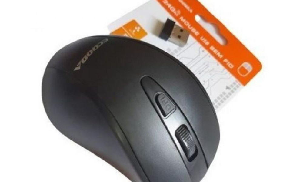 Mouse Sem Fio 1200 DPI 2.4GHz MS8067 - Ecooda