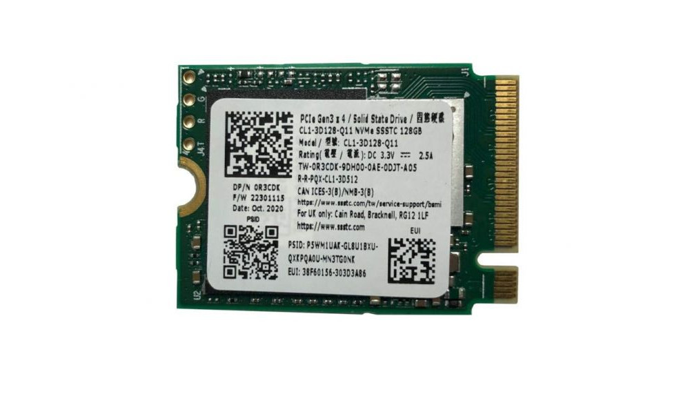 SSD NVME 2240 128GB SSSTC CL1-4D128