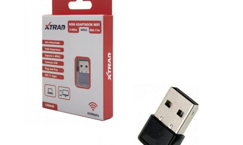 Adaptador Wifi Wireless Xtrad CH0440