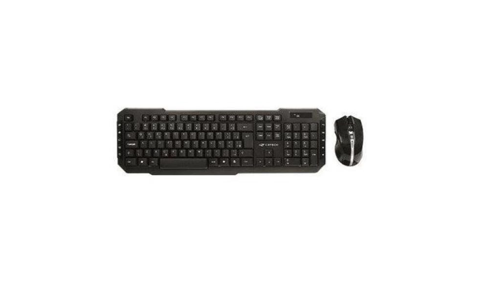 Kit Teclado e Mouse S/ Fio K-w40BK C3T