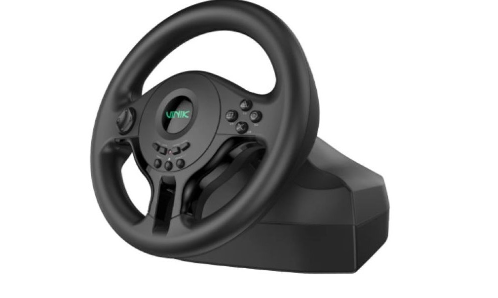 Volante Gamer Vinik Com Pedal GW180 Para PC / Ps4 / XBOX / Switch