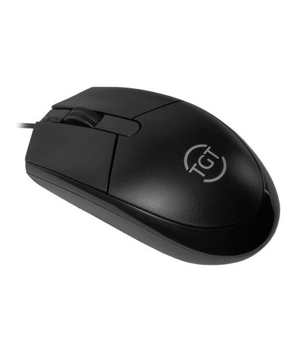 Mouse Office TGT OM75, 1200DPI, 3 Botoes, Preto, TGT-OM75-BL01