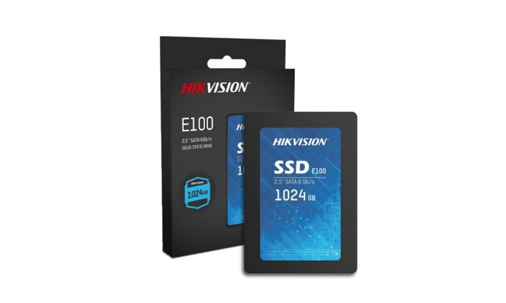 SSD Hikvision E100 1TB, SATA III Leitura 560MBs e Gravação 500MBs, HS-SSD-E100-1024GB