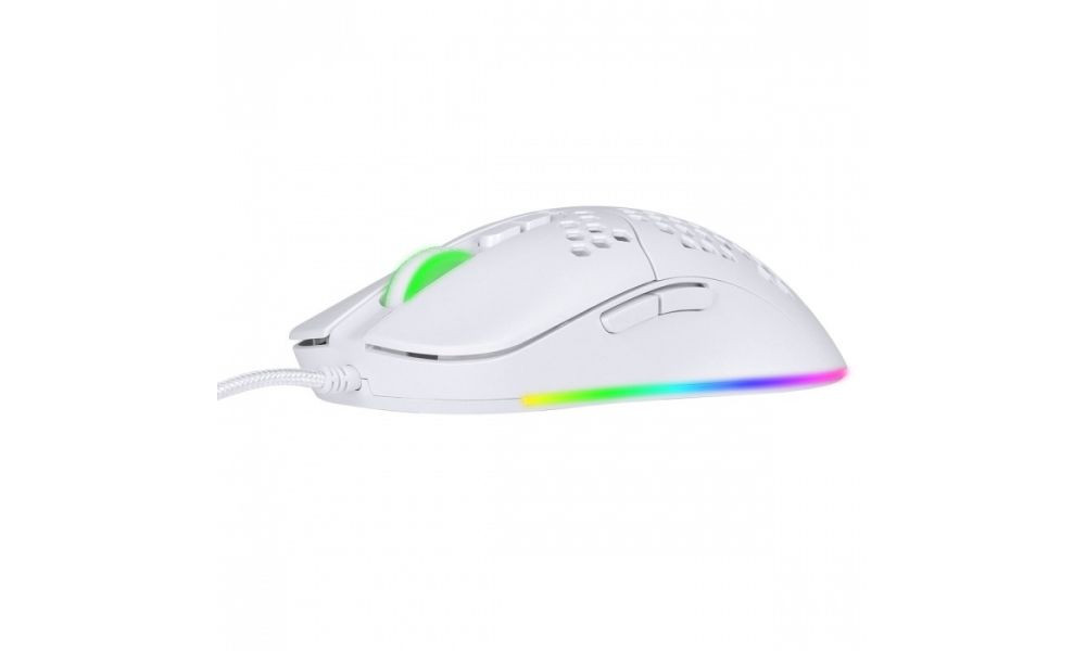 Mouse Gamer VX Gaming Void Led RGB 7600 DPI Branco Cabo USB 1,8M