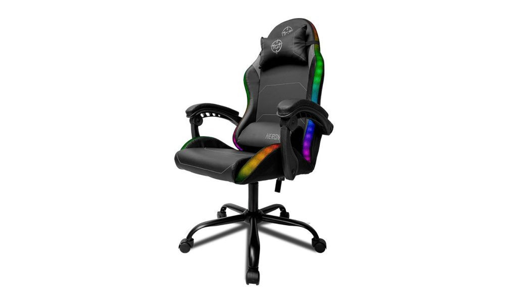 Cadeira Gamer TGT Heron RGB Preto TGT-HR-RGB01