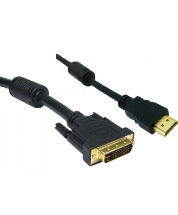 Cabo Adaptador HDMI MACHO Para DVI-D 24+1 PINOS - 2 METROS VINIK COD 25558