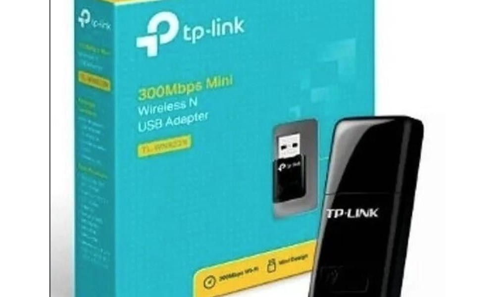 Adaptador wireless N 300 mbps usb Mini TL-WN823N Tp Link CX 1 UN