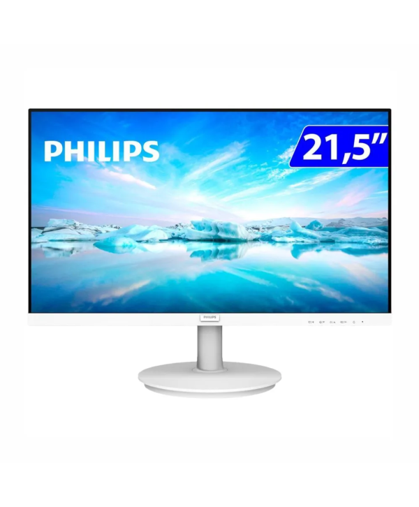 Monitor Philips 21,5 Polegadas, VGA x HDMI 75hz 221v8lw