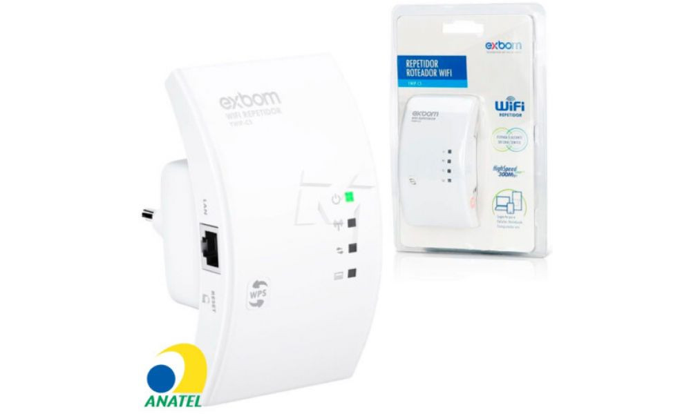 REPETIDOR DE SINAL WIRELESS-N 300MBPS EXBOM - 01399 YWIP-C5