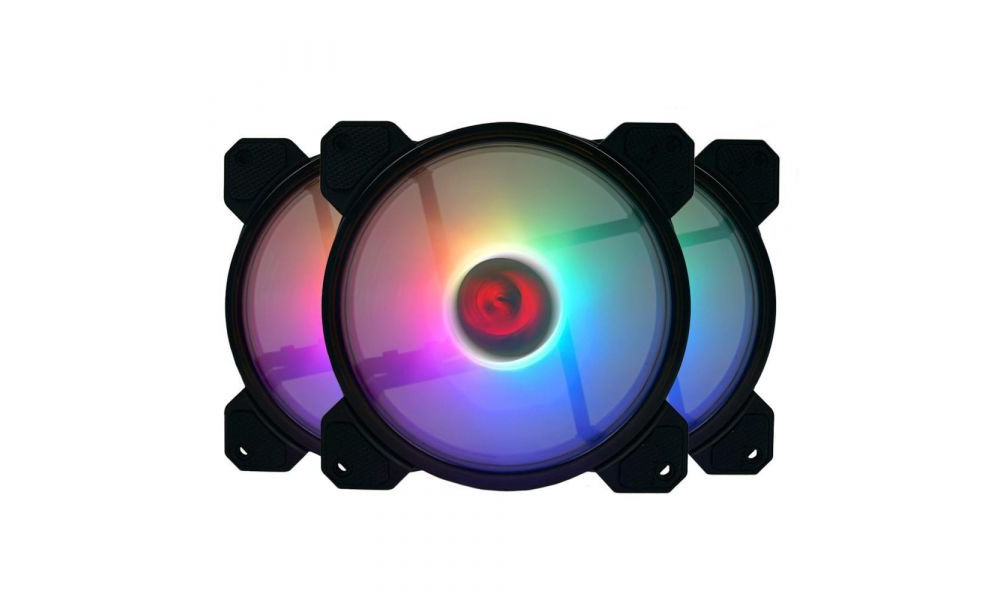 Kit 3 Cooler Fan Redragon, RGB - GC-F009