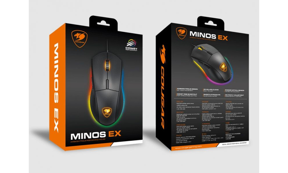 Mouse Gamer Cougar Minos EX