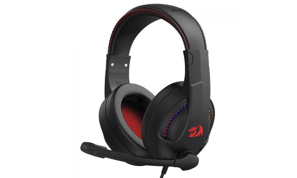 Headset Gamer Redragon Cronus RGB, 3.5mm, Drivers de 40mm, Preto, H211-RGB