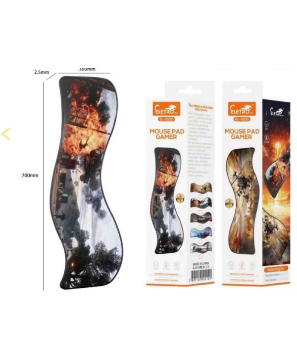 Mouse Pad Gamer 70X30CM Eletromex EL-2210