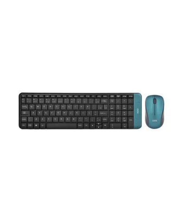 Combo Wireless Teclado E Mouse Blend Tm404 Preto/verde Oex