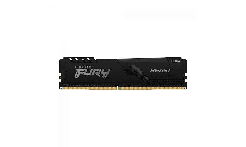 Memória DDR4 Kingston Fury Beast, 8GB, 3200Mhz, Black, KF432C16BB/8