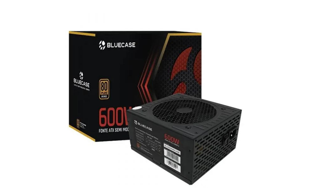 Fonte de Alimentação Semi Modular ATX 600W 80P Bronze Blu600RM-B