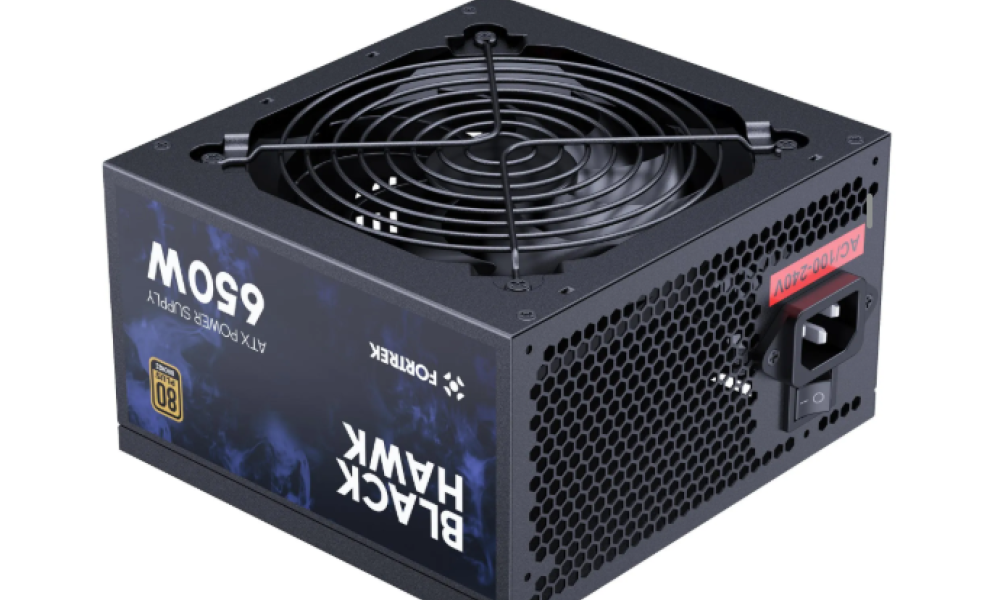 FONTE ATX 650W FORTREK BLACK HAWK 80PLUS