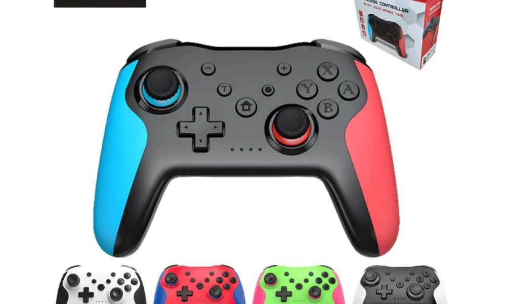 Controle Wireless Controller Black White Box - CHN