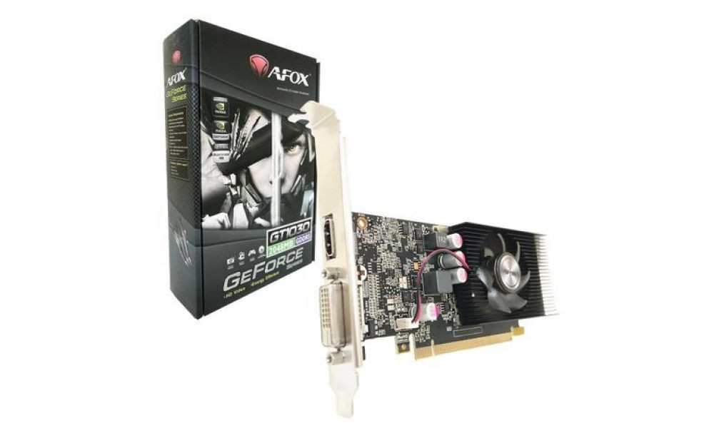 Placa de Vídeo Afox GeForce GT 1030, 2GB, GDDR5 - AF1030-2048D5L5