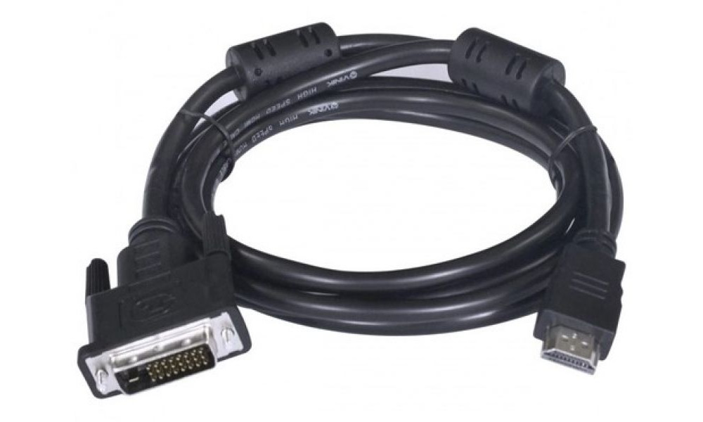 Cabo HDMI Macho Para DVI-D 24+1 Pinos 2 Metros HDMI-2