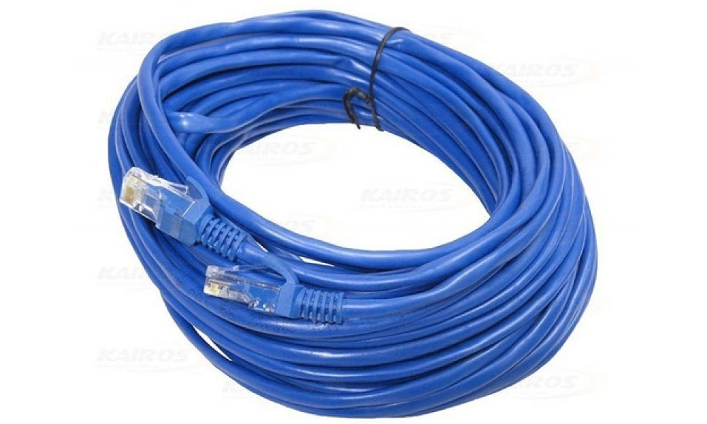 Cabo de Rede RJ45 Com 20m  Azul KNUP - KP-C14  20M