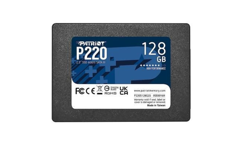 SSD Patriot 128GB, P220 2.5, Sata 3 - P220s128g25