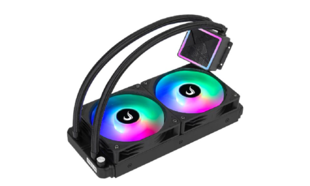 Water Cooler Rise Mode Black 240mm RGB Rainbow - RM-WCB-02-RBW