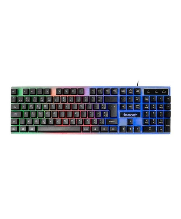 Teclado Gamer TGT M60 A1, Rainbow, ABNT2, Branco, TGT-M60A1-RBW01