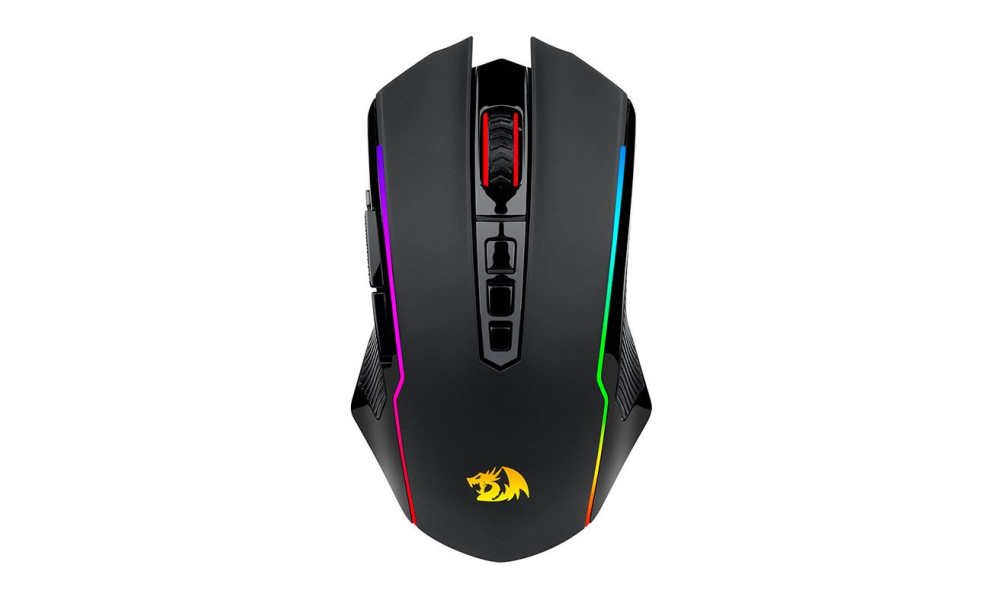 Mouse Gamer Redragon Nix, RGB, 10000DPI, 9 Botoes, Wireless, Preto, M914-RGB