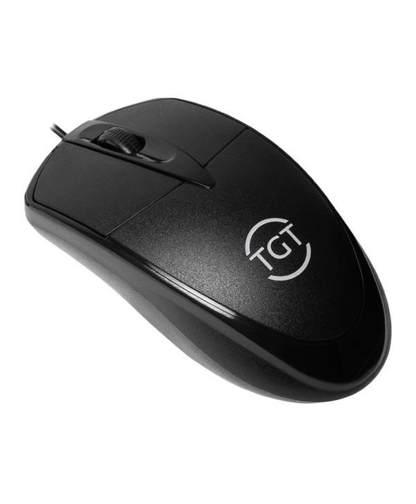 Mouse Office TGT OM50, 1200DPI, 3 Botoes, Preto, TGT-OM50-BL01