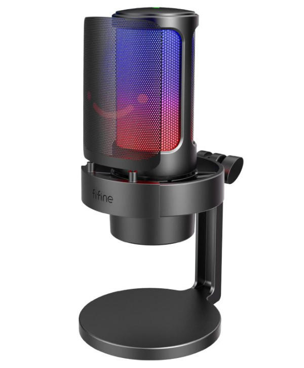 Microfone Fifine A8 RGB USB