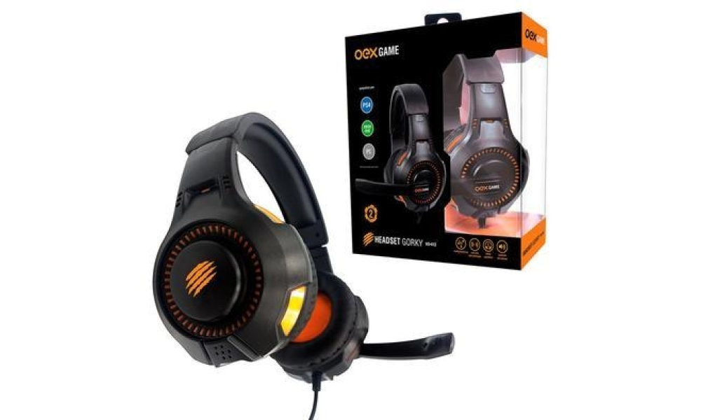 Headset Gamer, Oex Gorky, para PS4 e Xbox One, P3, Multiplataforma - HS413