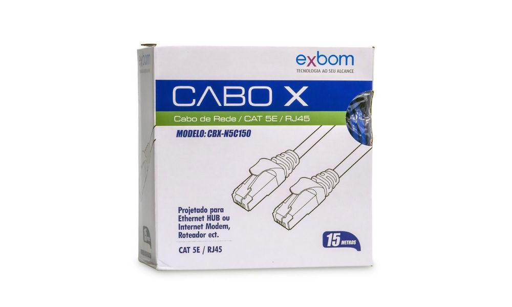 Cabo de Rede 15m N5C150 - Exbom