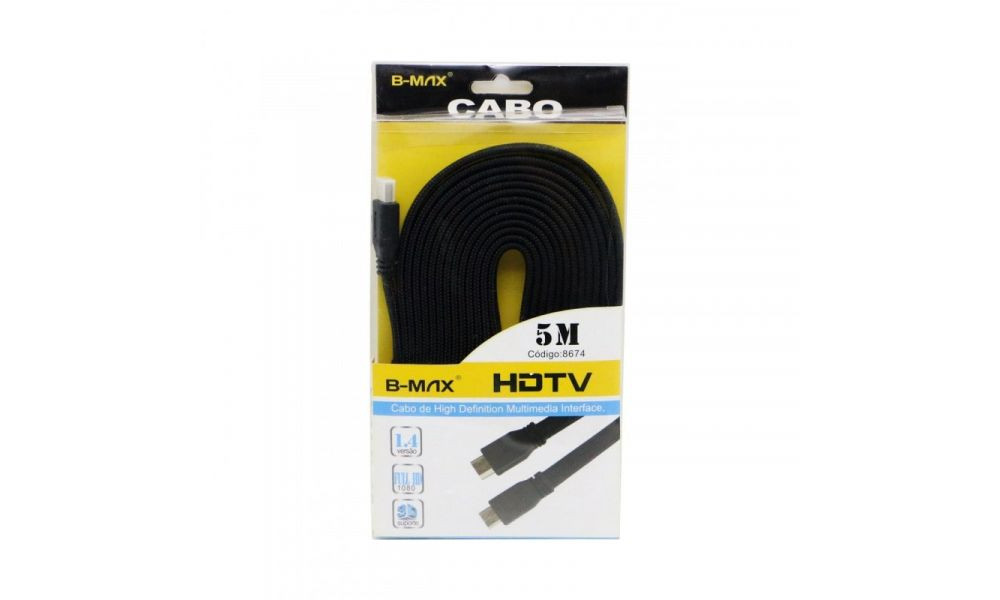 Cabo HDMI Para HDMI 5m 8674 - Bmax