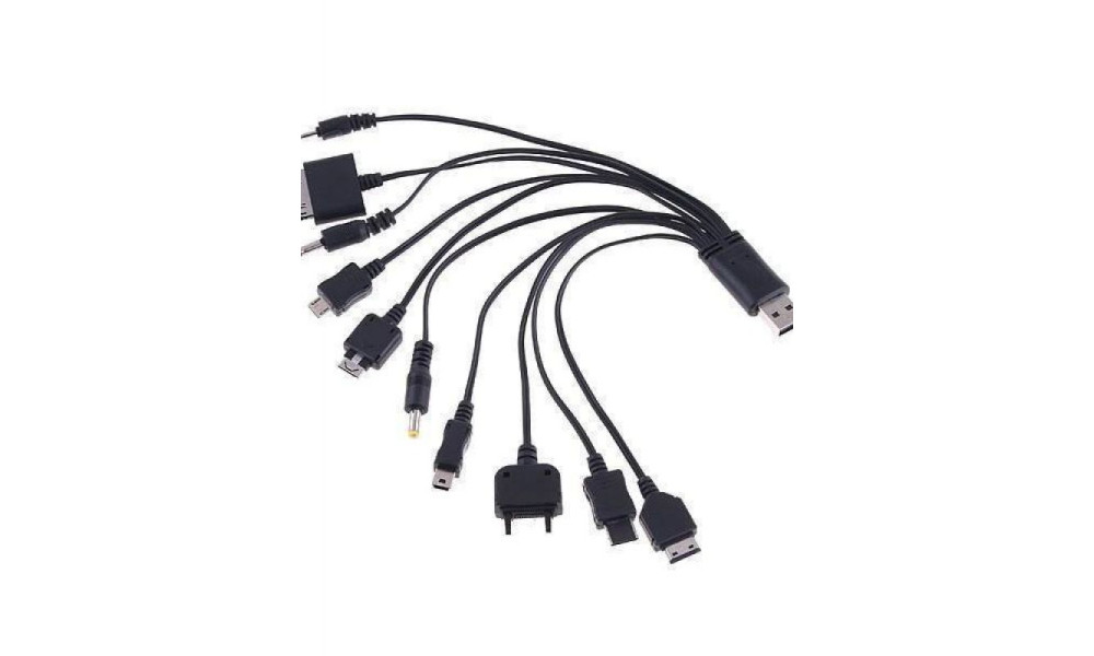 Cabo Usb Multi Carregador Universal 10 Em 1