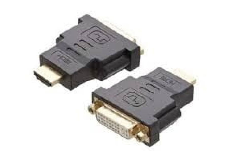 Conector Adaptador DVI d 24.1 F x HDMI m Banhado a Ouro