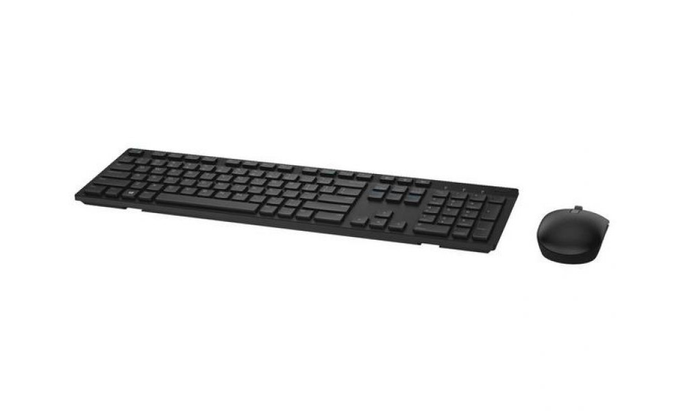 Teclado e Mouse Wireless KM636, Preto, Box Parda - DELL