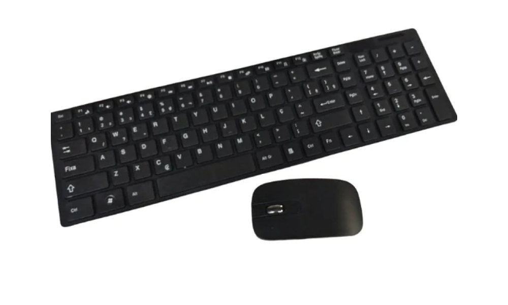 Kit Teclado e Mouse Wireless Keyboard LEY-171 - Lehmox