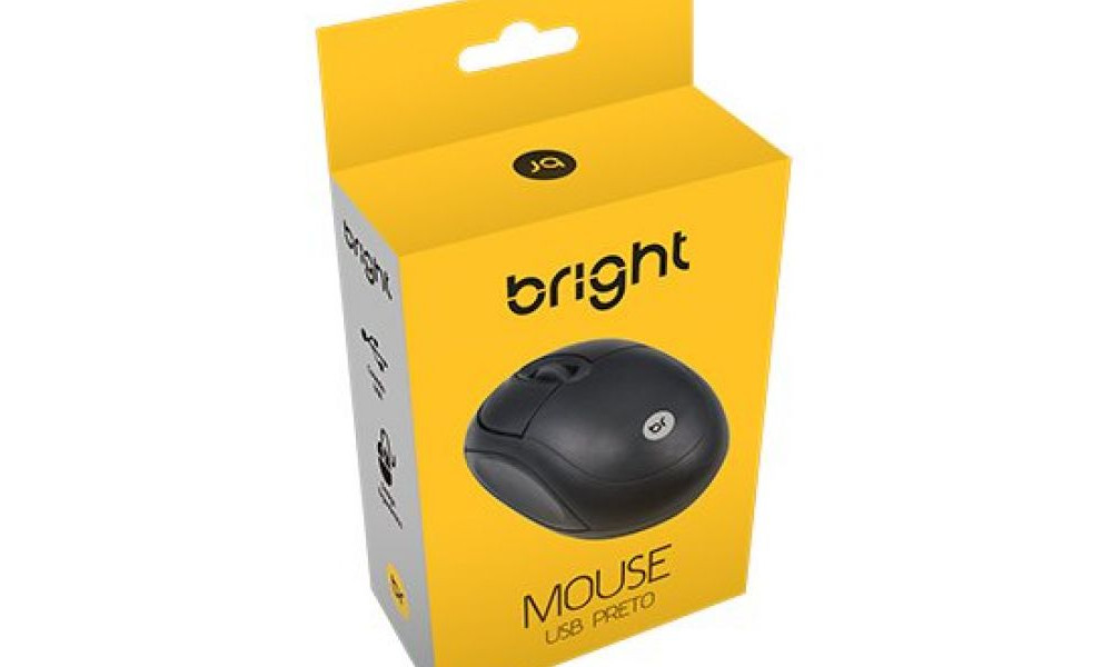 Mouse Standart Preto - Bright 0106