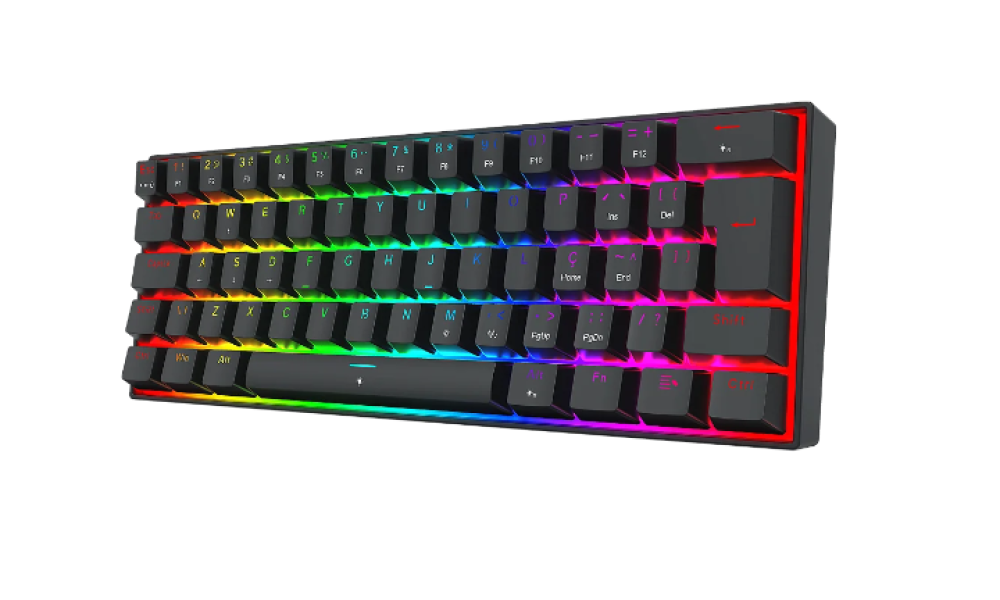 TECLADO MECANICO FIZZ RGB SWITCH MAGNETIC K617RGB-M PRETO